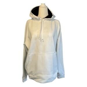 Under Armour Original Performance Fleece Logo Hoodie Sweatshirt White Black S‎